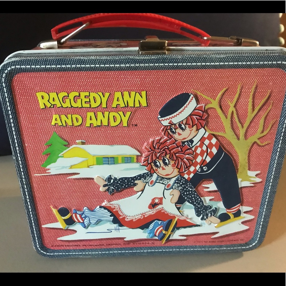 Raggedy Ann/Andy Retro lunch box